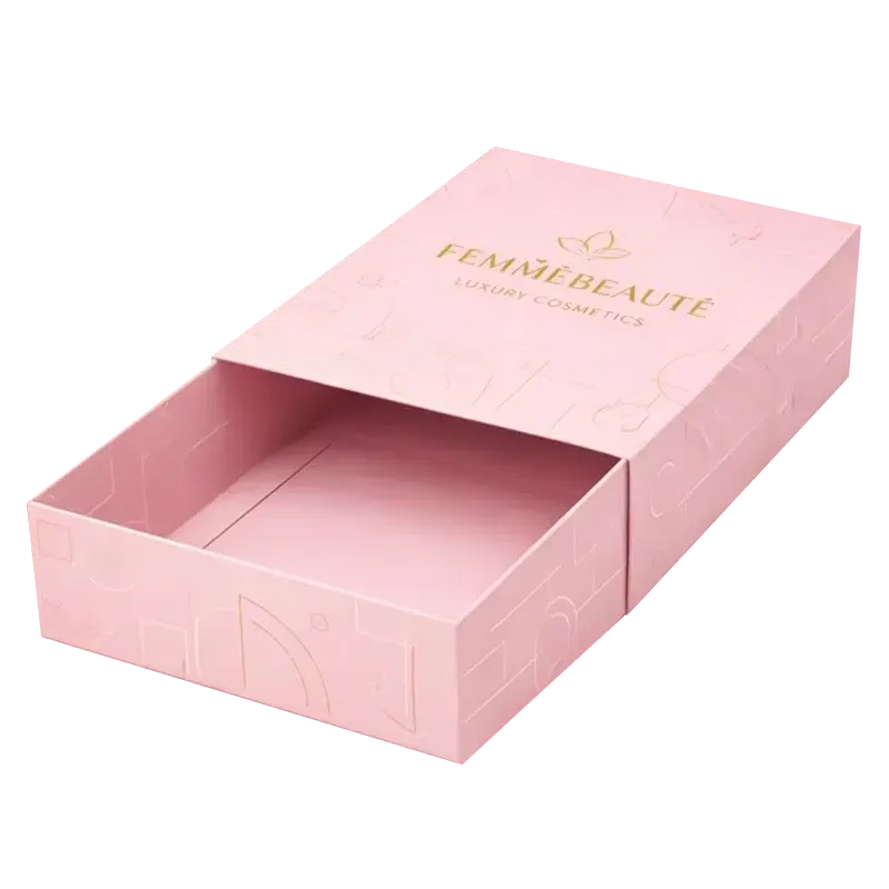 Custom Cosmetics Foil Sleeve Tray Box