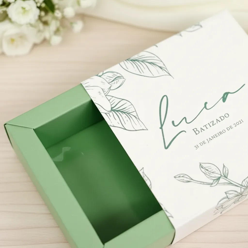 Custom Event Botanical Sleeve Tray Box 2