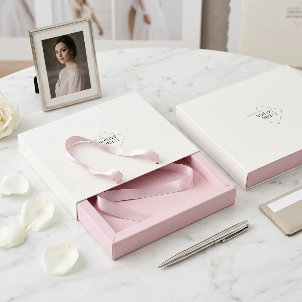 Custom Photography Pull Ribbon Tray Box 3
