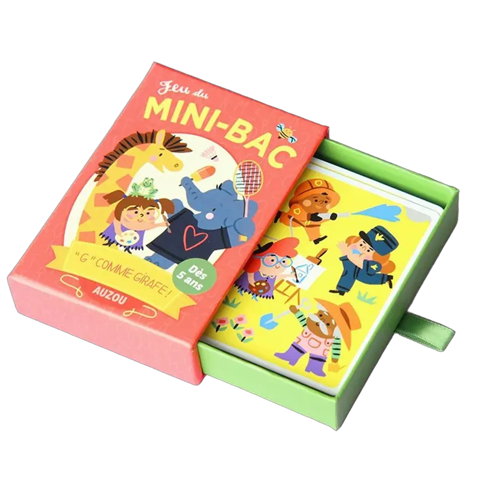 Colorful Children's Card Game Sleeve Box