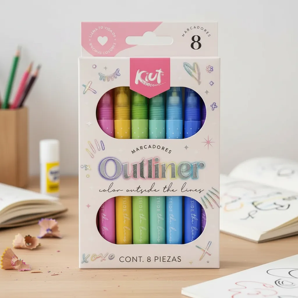 Pink Hanging Marker Set Display Box