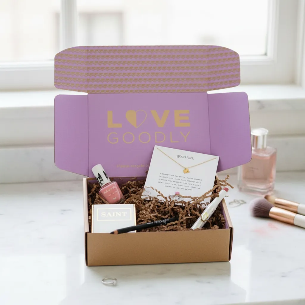 Inside-Printed Corrugated Mailer for Beauty Subscriptions 3