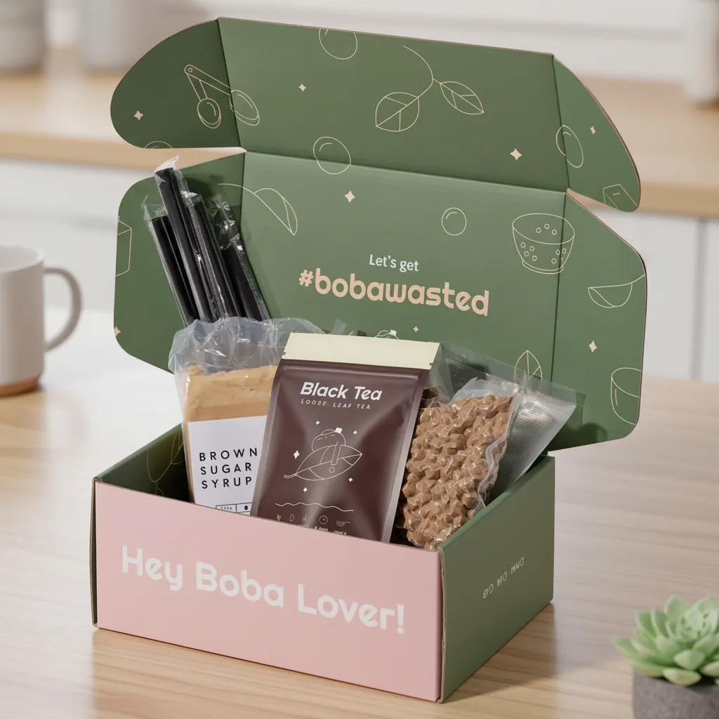 Two-Tone Printed Corrugated Mailer for Beverage Kits