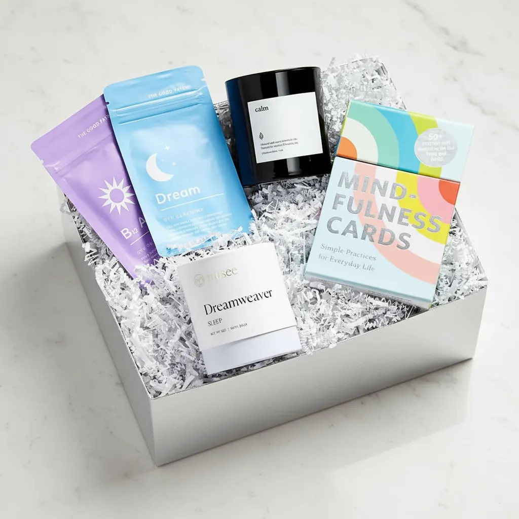Silver Rigid Tray Box for Wellness Kits