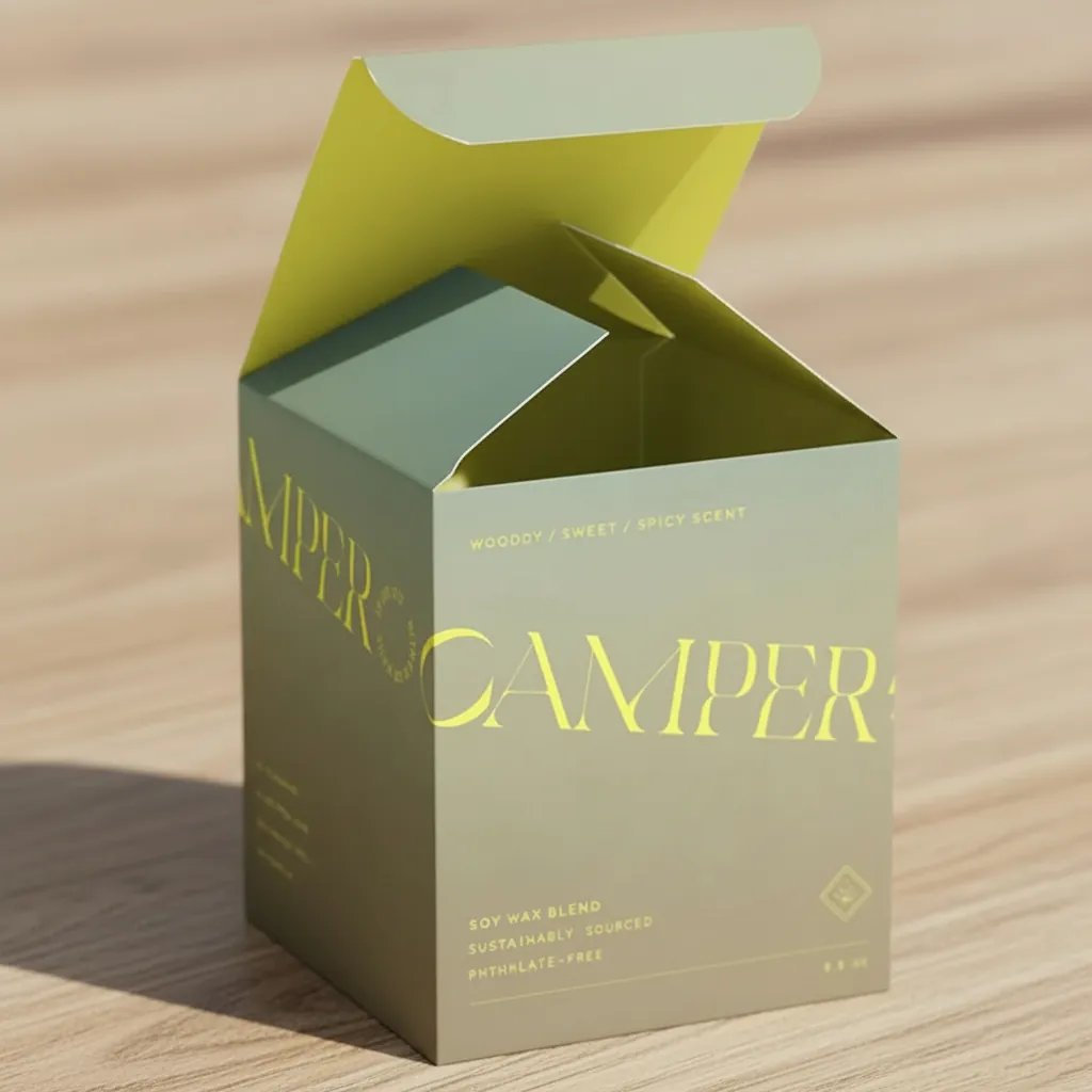 Internally Printed Tuck Box for Candles 1