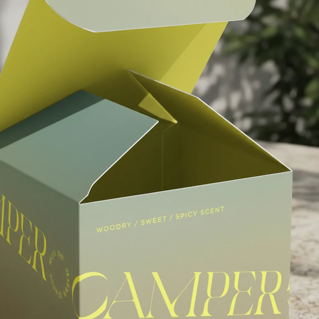 Internally Printed Tuck Box for Candles 2