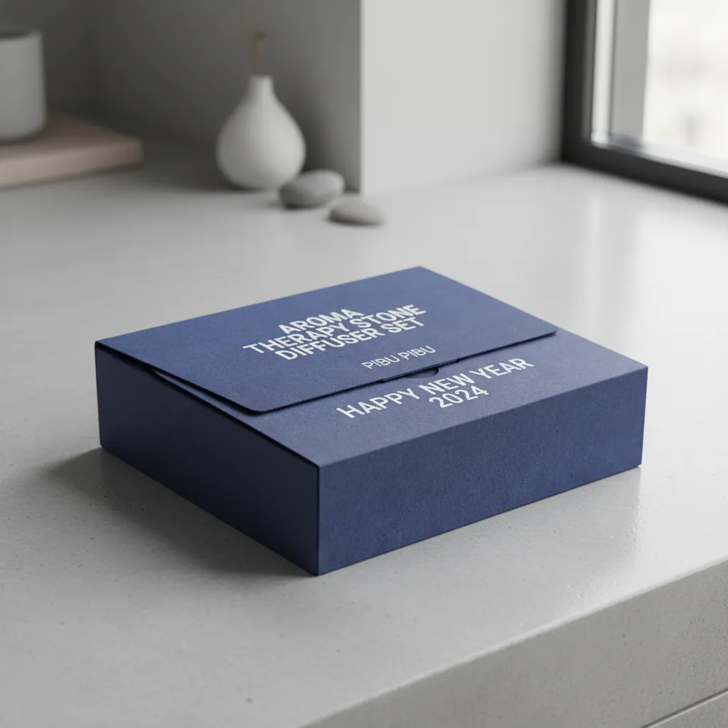 Textured Kraft Roll End Tuck Box