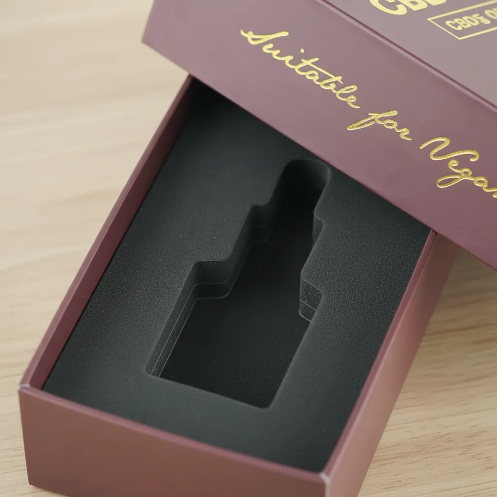 CBD Oil Rigid Box with Foam Insert 2