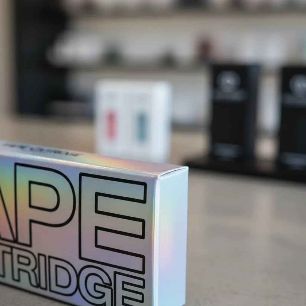 Custom Holographic Vape Cartridge Display Box 2