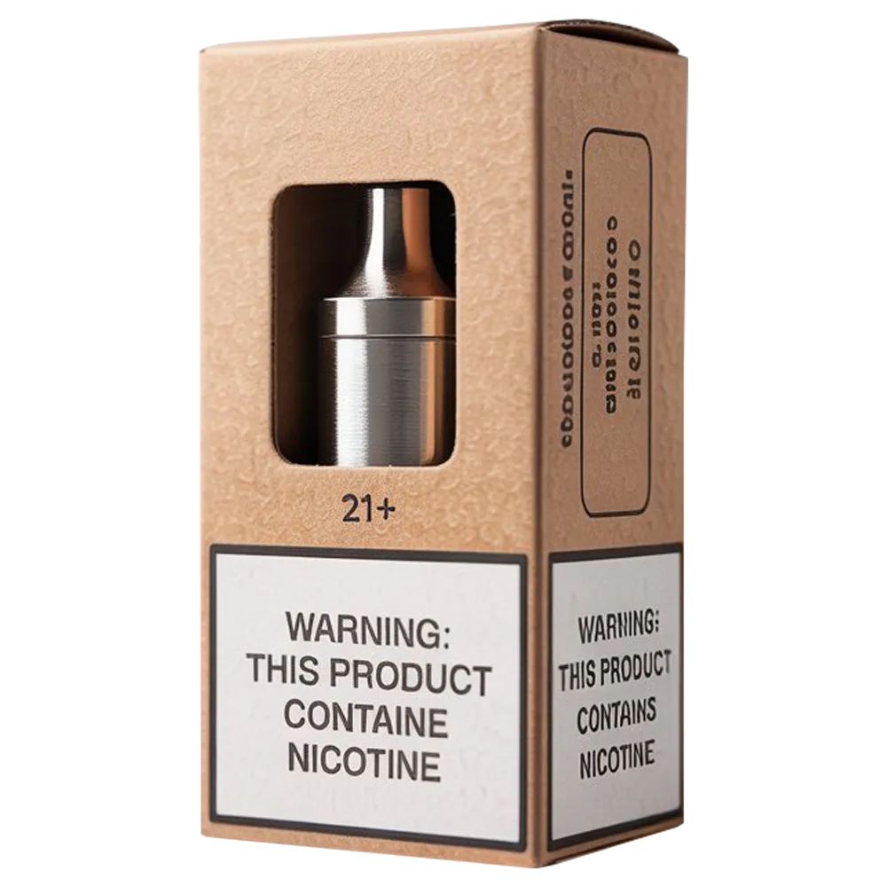 Kraft Window Display Vape Cartridge Box