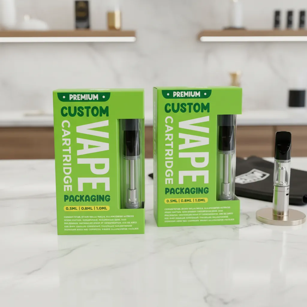 Green Window Vape Cartridge Display Box 3