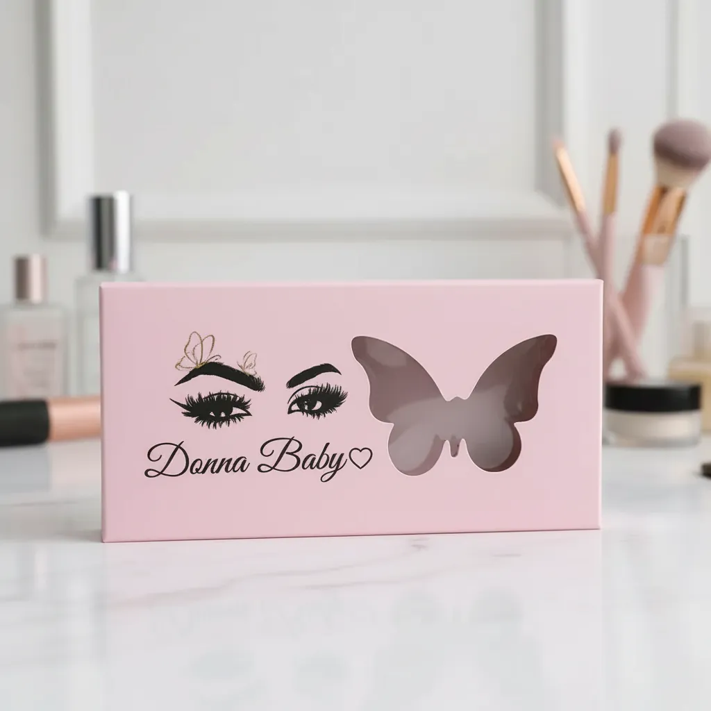 Custom Butterfly Die-Cut Window Tuck Box 1