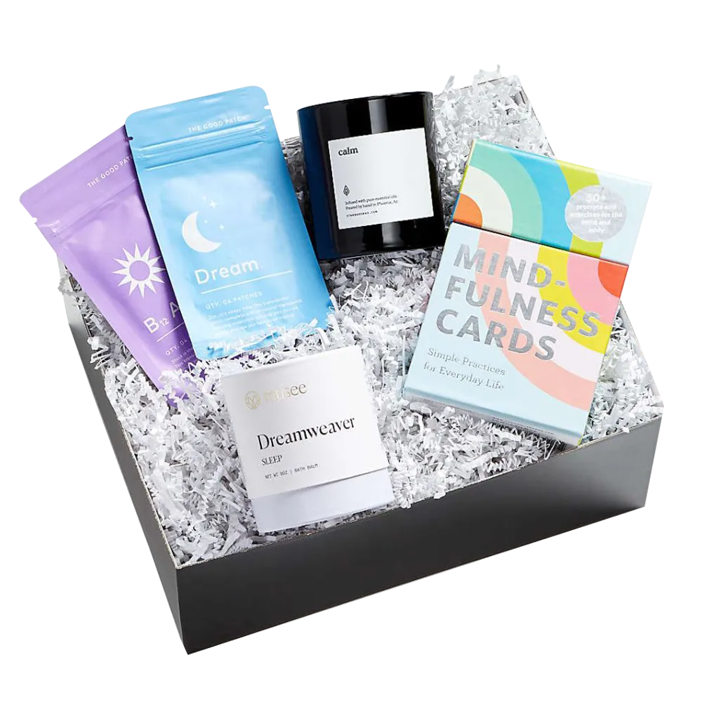 Silver Rigid Tray Box for Wellness Subscription Kits