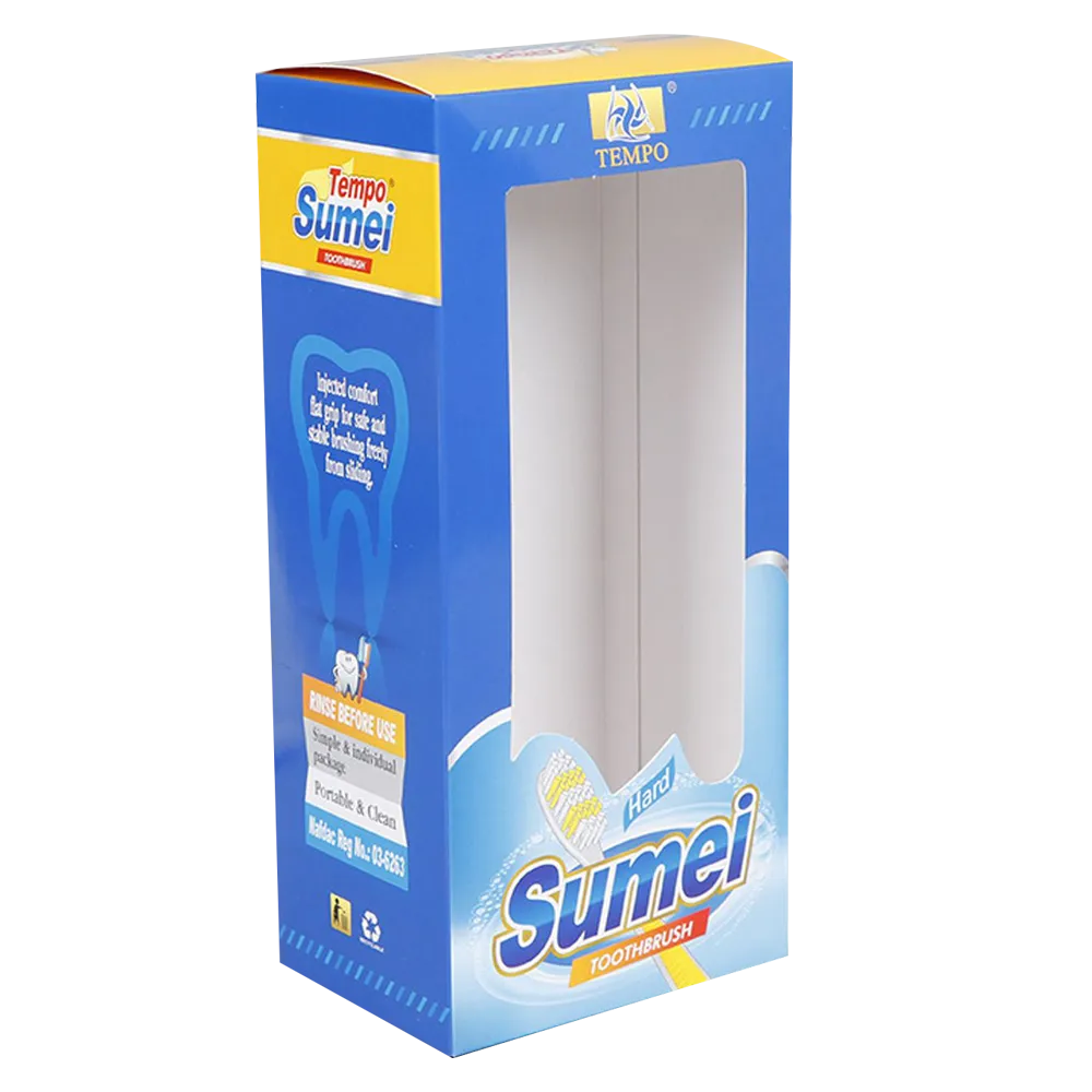 Blue Window Toothbrush Retail Box | Custom Packaging Plus